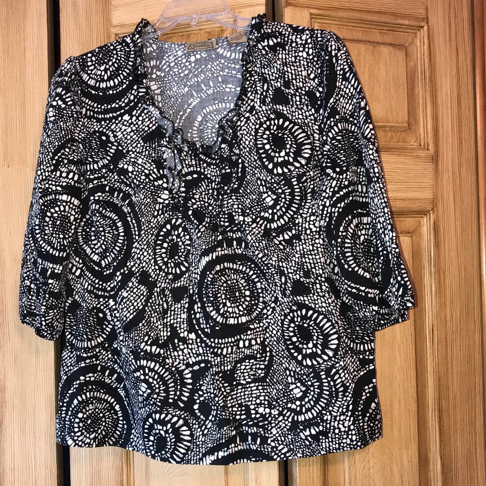 Art and Soul Cotton Blouse
